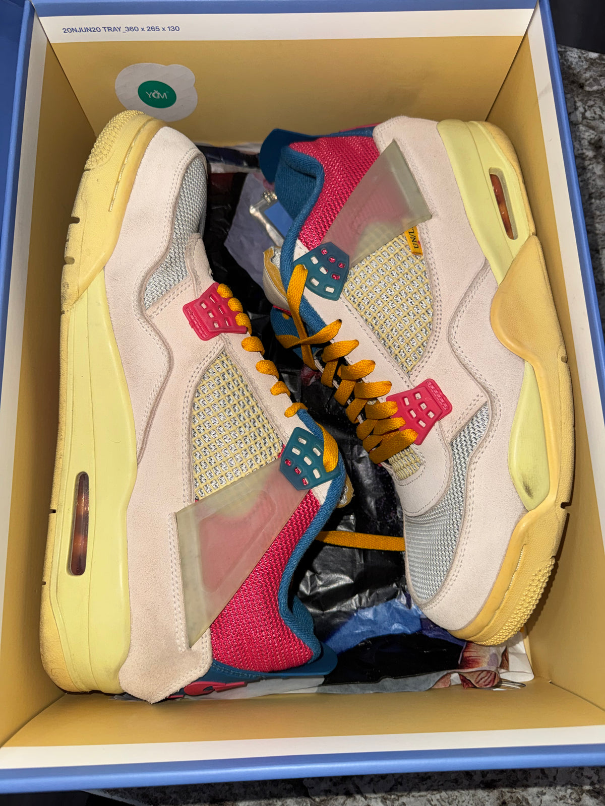 Jordan 4 Retro Union Guava Ice