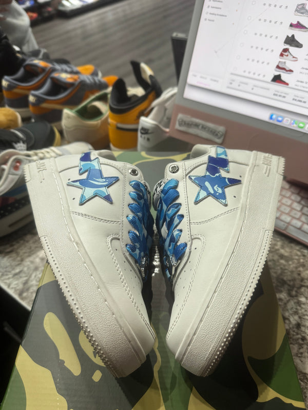 A Bathing Ape Bape Sta Low ABC Camo White Blue (2025)