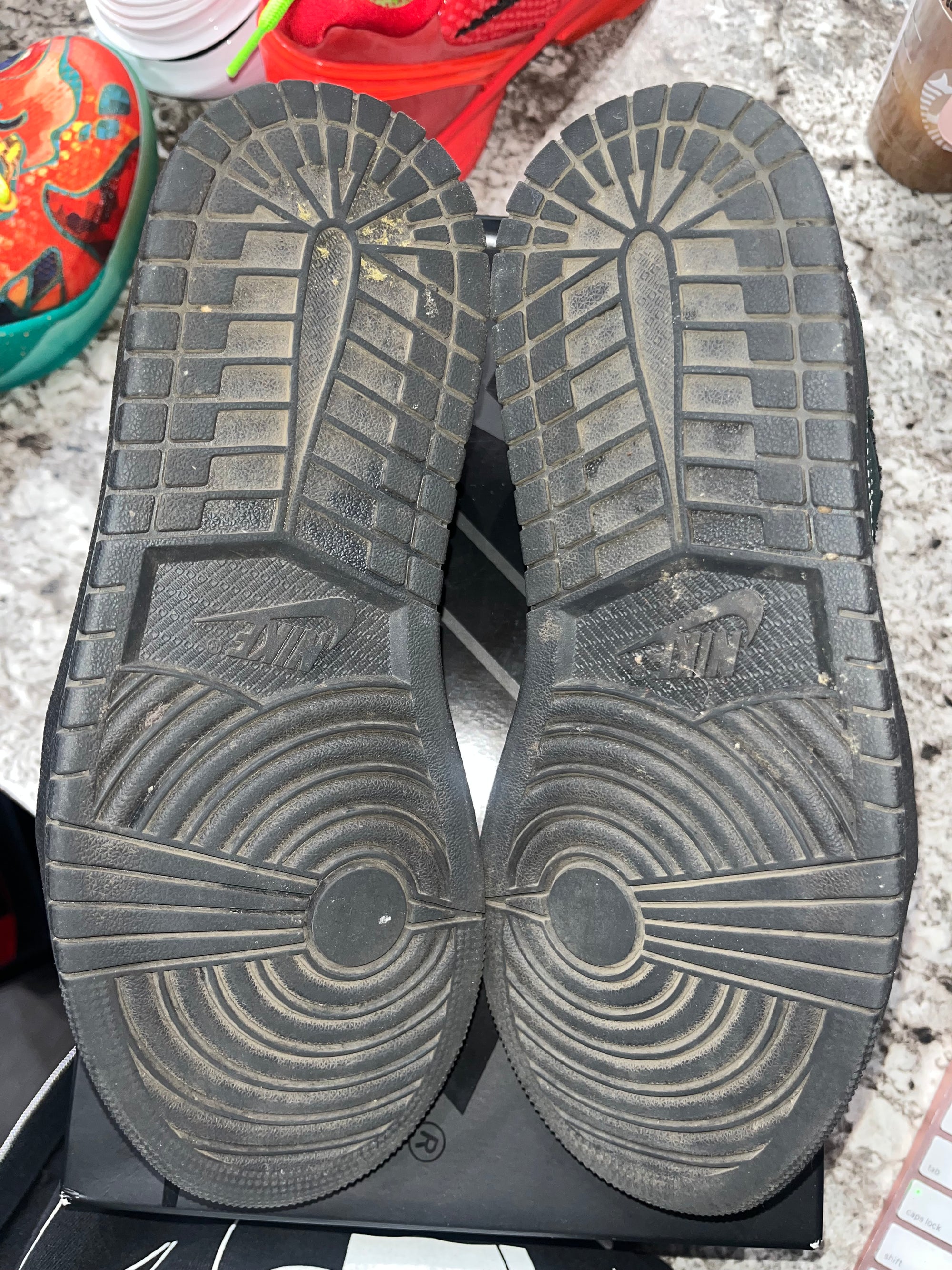 Jordan 1 Retro Low OG SP Travis Scott Black Phantom (MISSING SLEEVE)