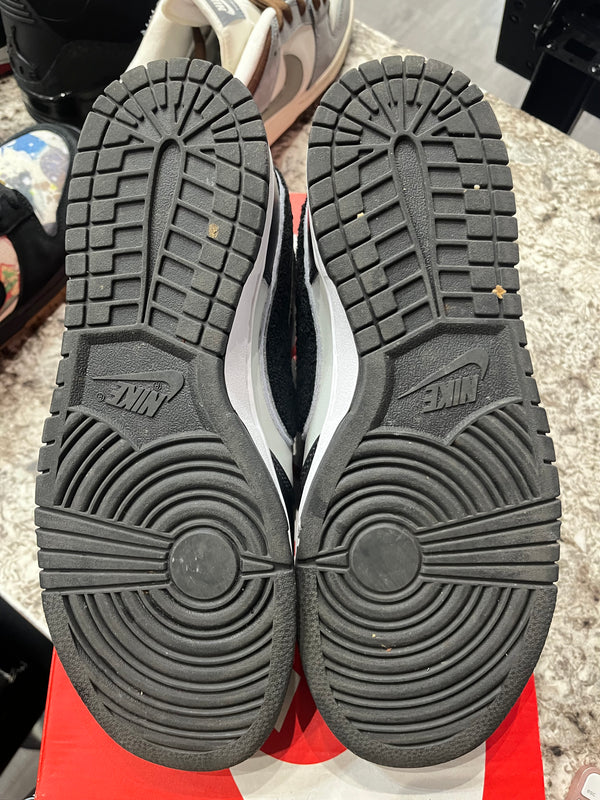 Nike Dunk Low Chenille Swoosh Black Grey