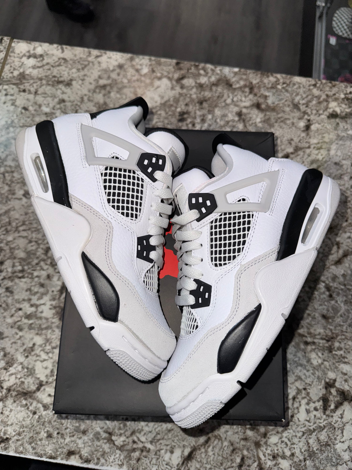 Jordan 4 Retro Military Black (GS)