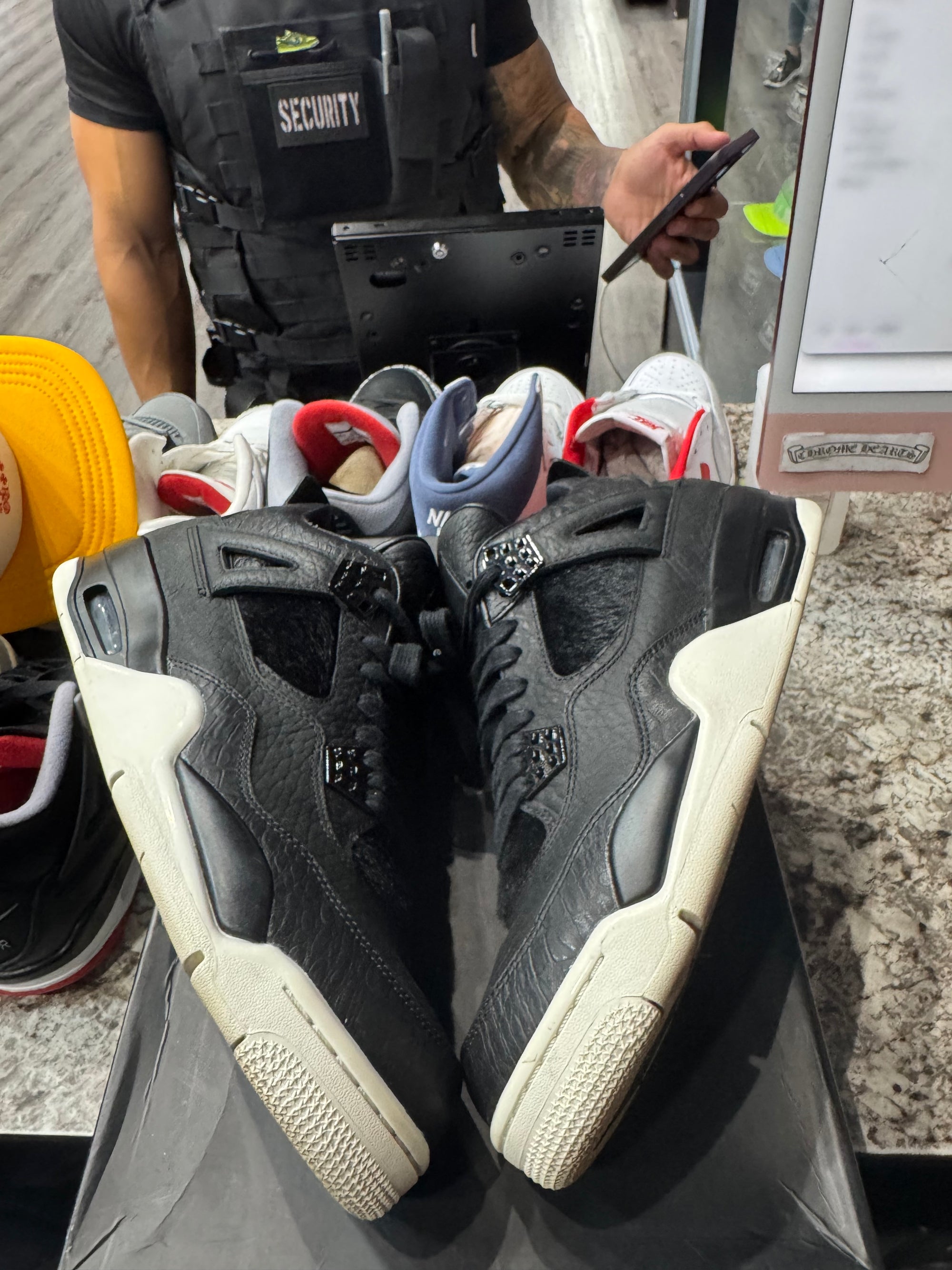 Jordan 4 Retro Pony Hair Black