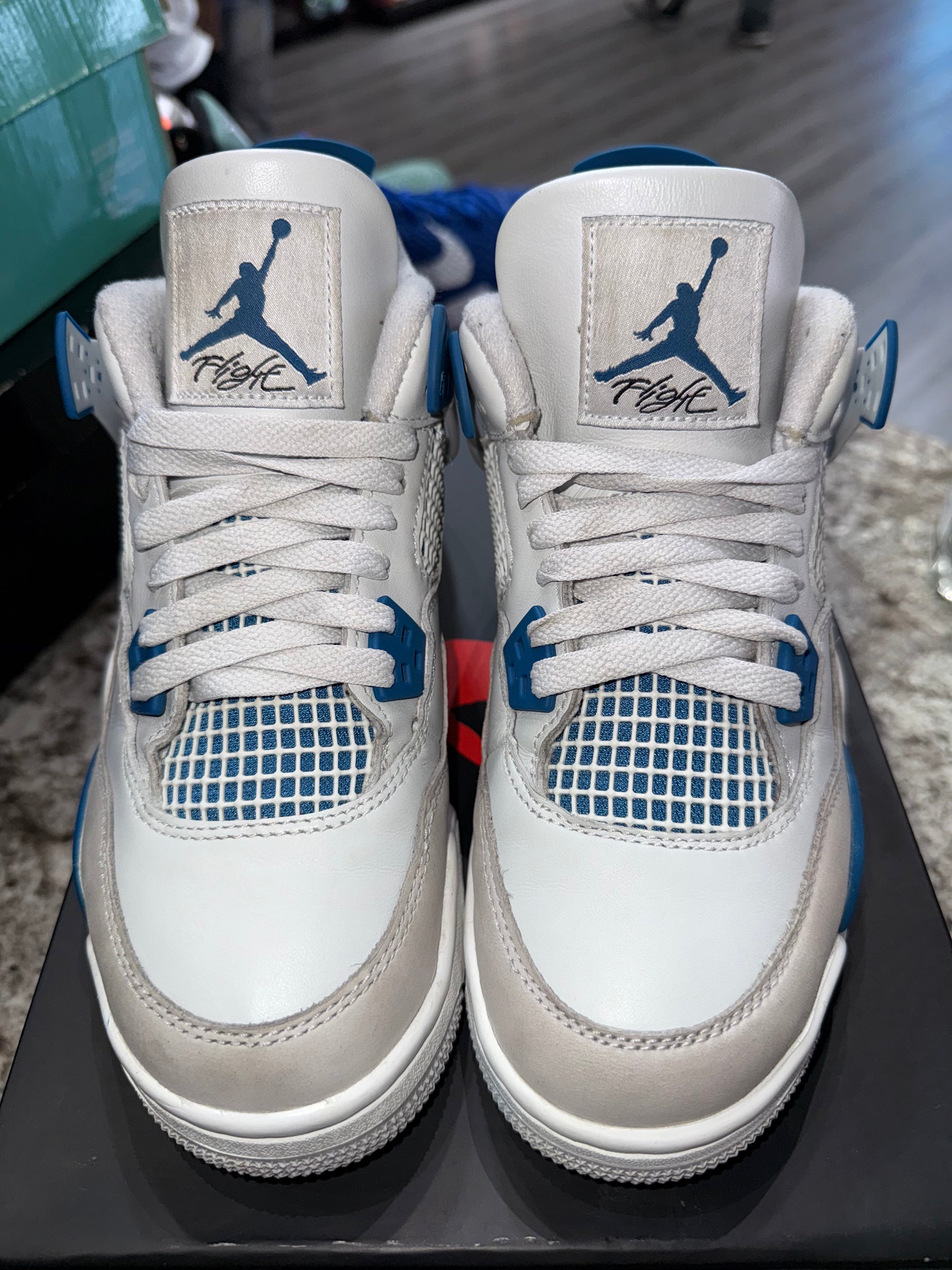 Jordan 4 Retro Military Blue (2024) (GS)