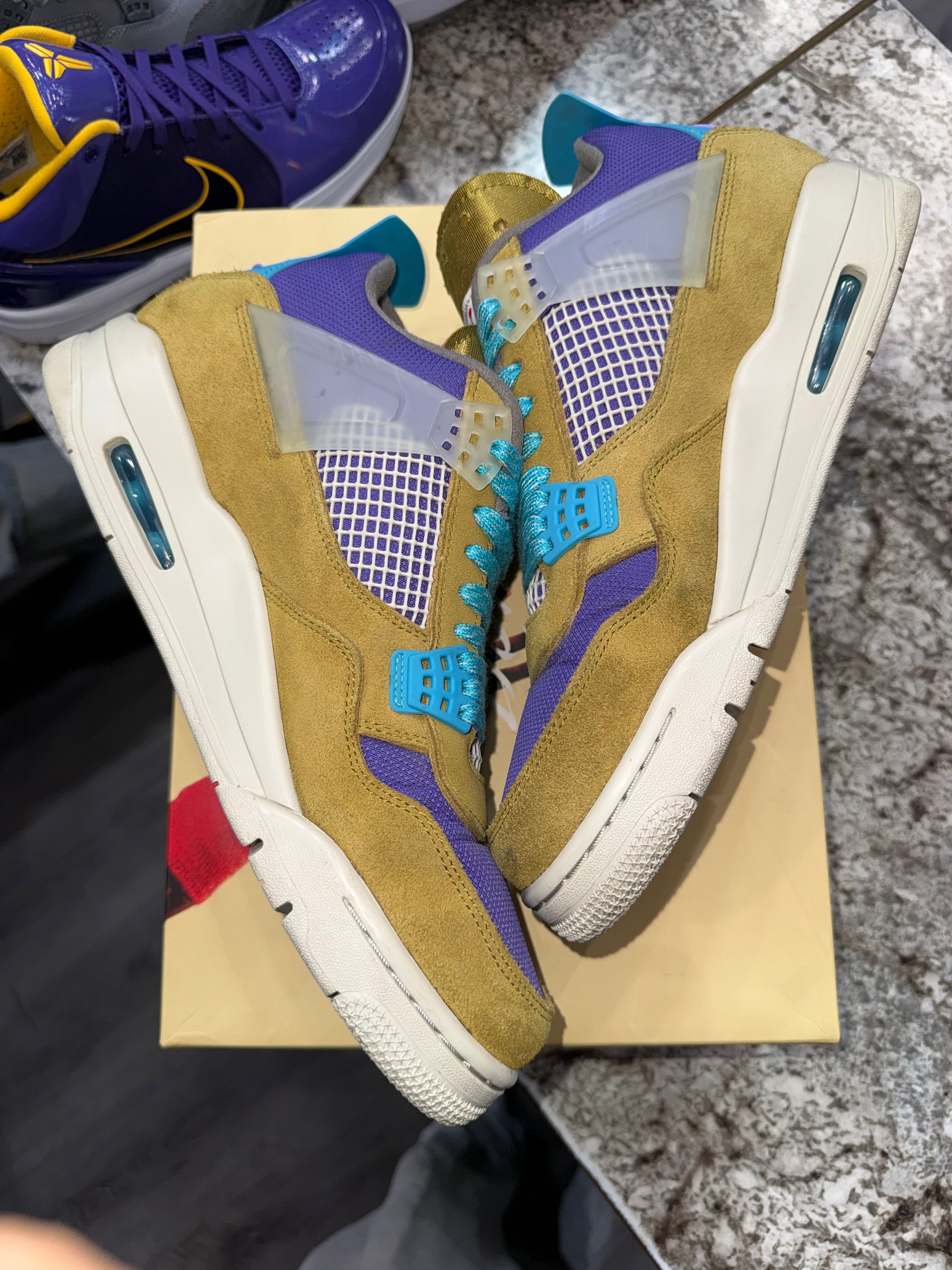 Jordan 4 Retro SP 30th Anniversary Union Desert Moss