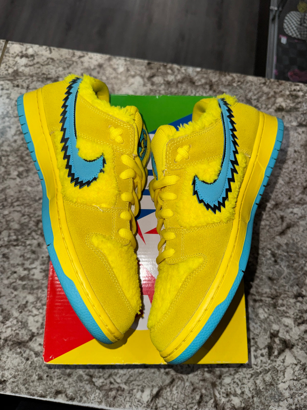Nike SB Dunk Low Grateful Dead Bears Opti Yellow