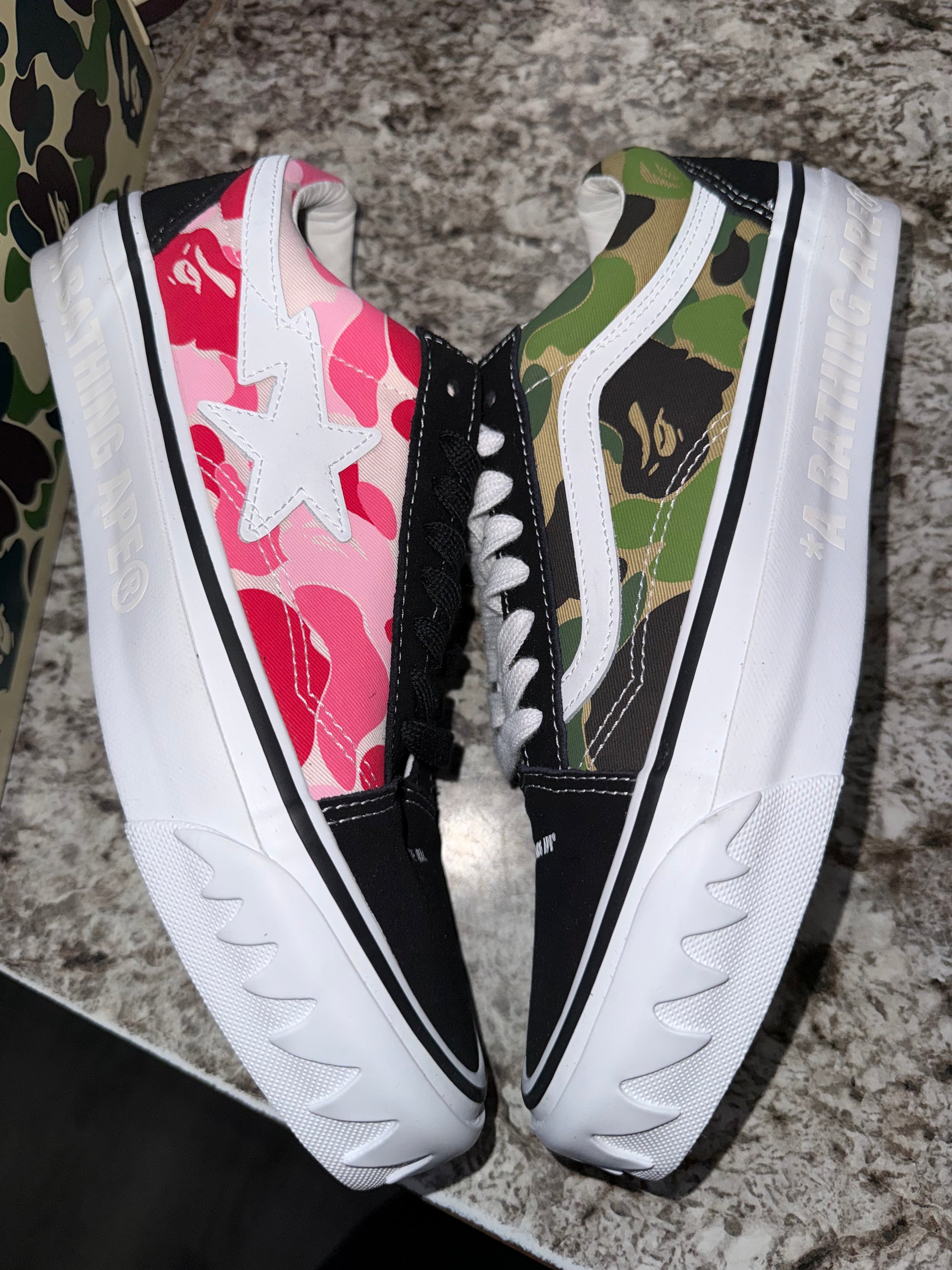 Vans LX Old Skool Bape ABC Multi-Camo