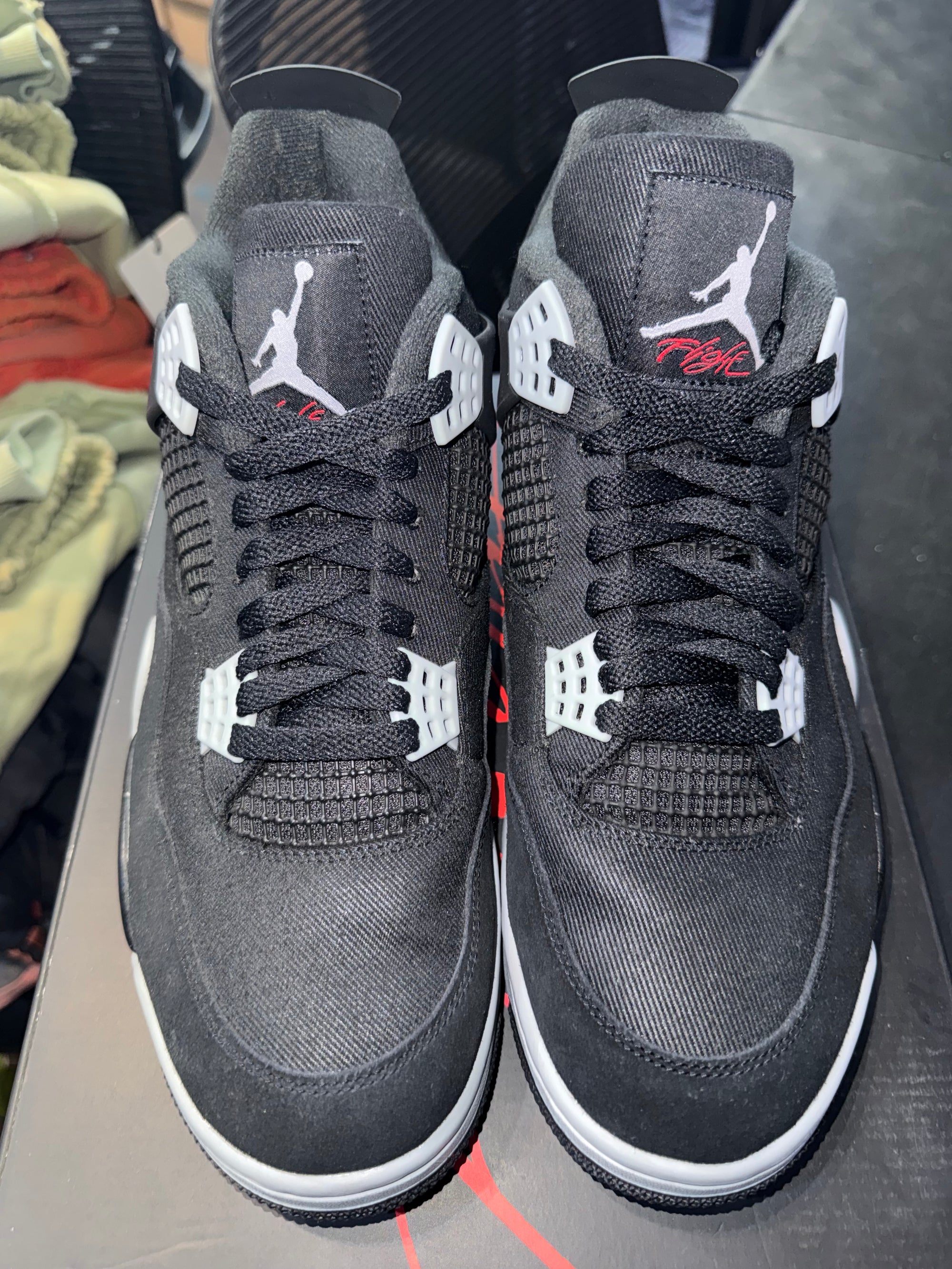 Jordan 4 Retro SE Black Canvas