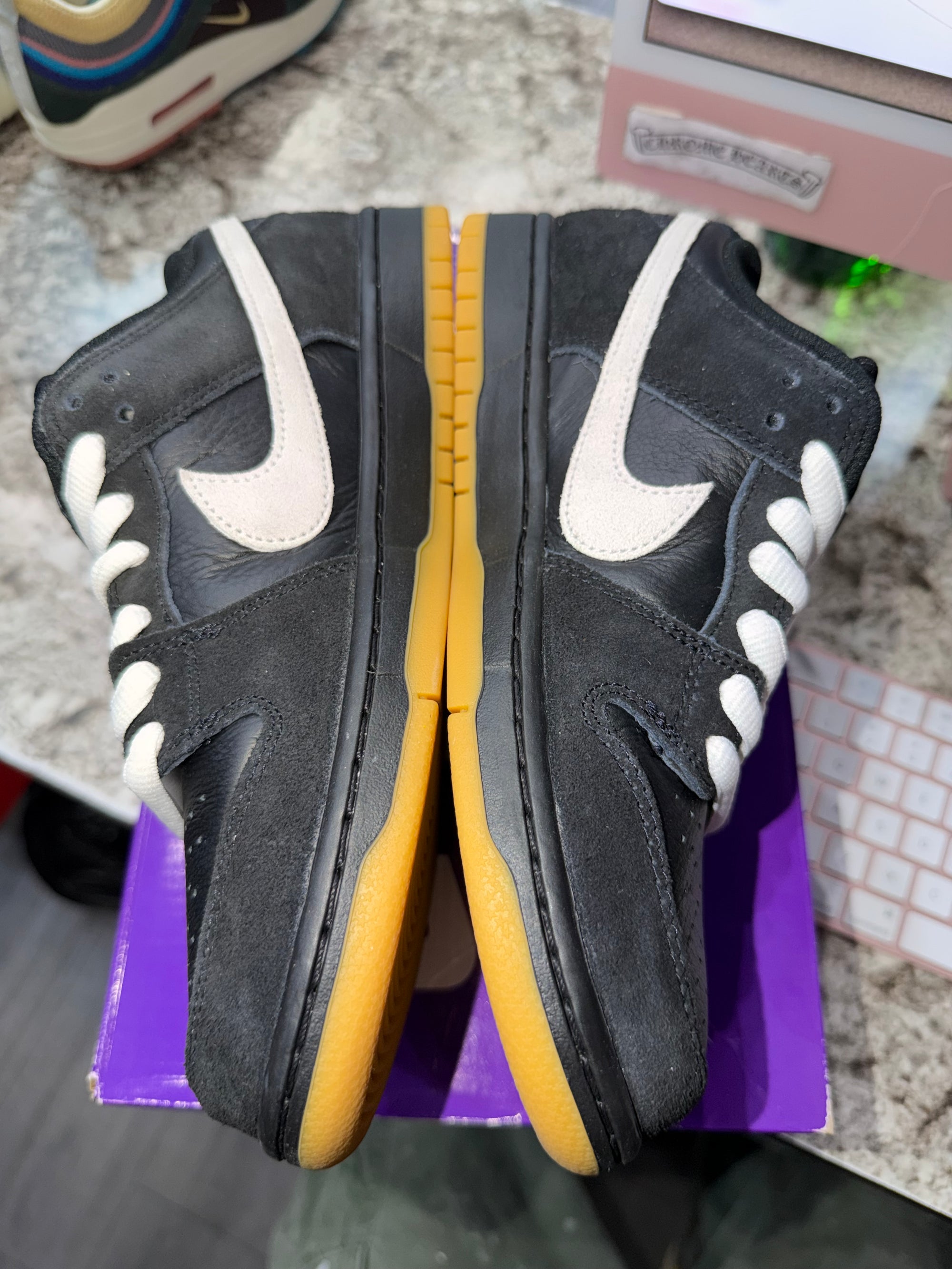 Nike Dunk Low Pro SB Black White Gum