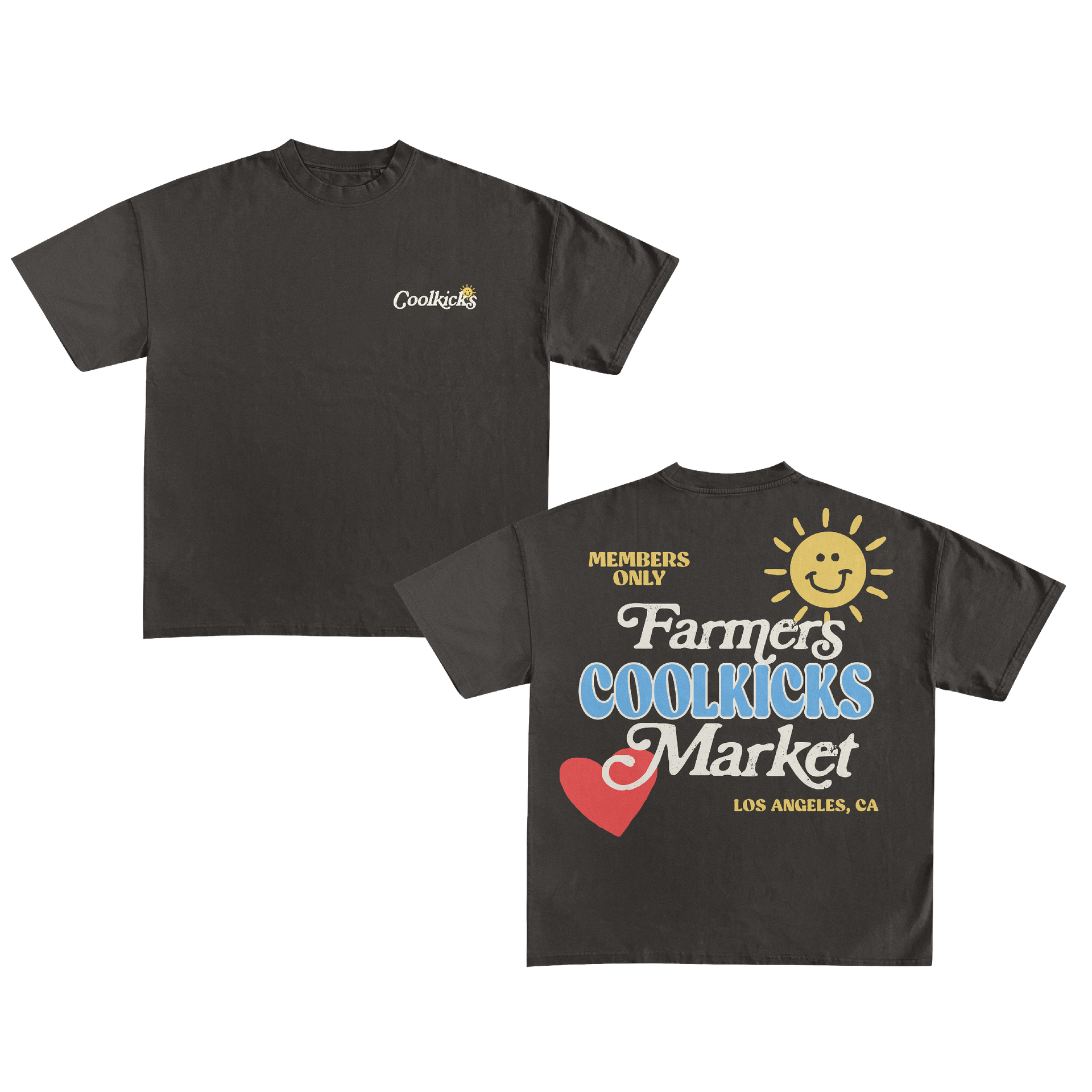 Coolkicks FARMERS MARKET MEMBERS ONLY Shirt - Vintage Black