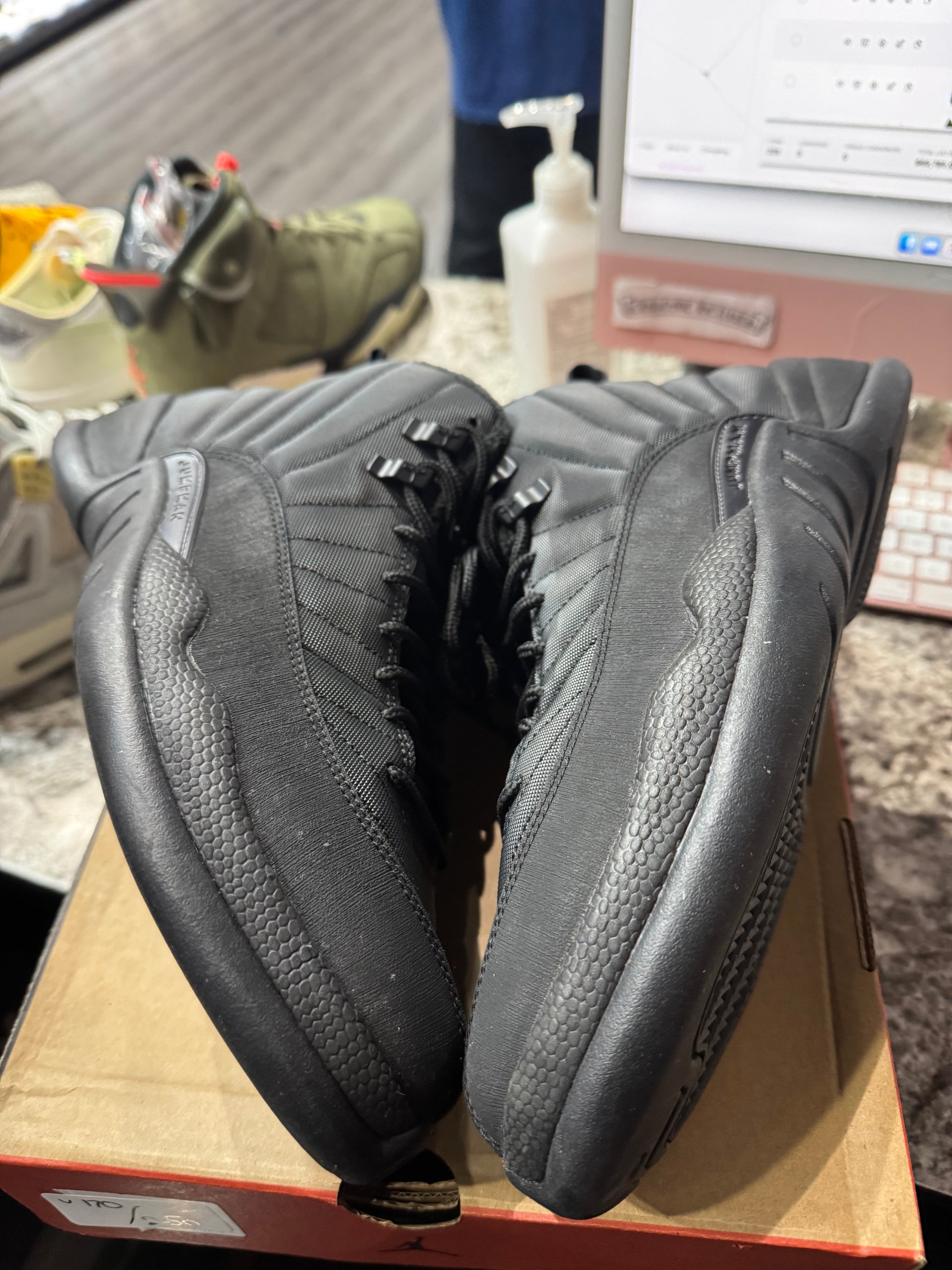Jordan 12 Retro Winter Black
