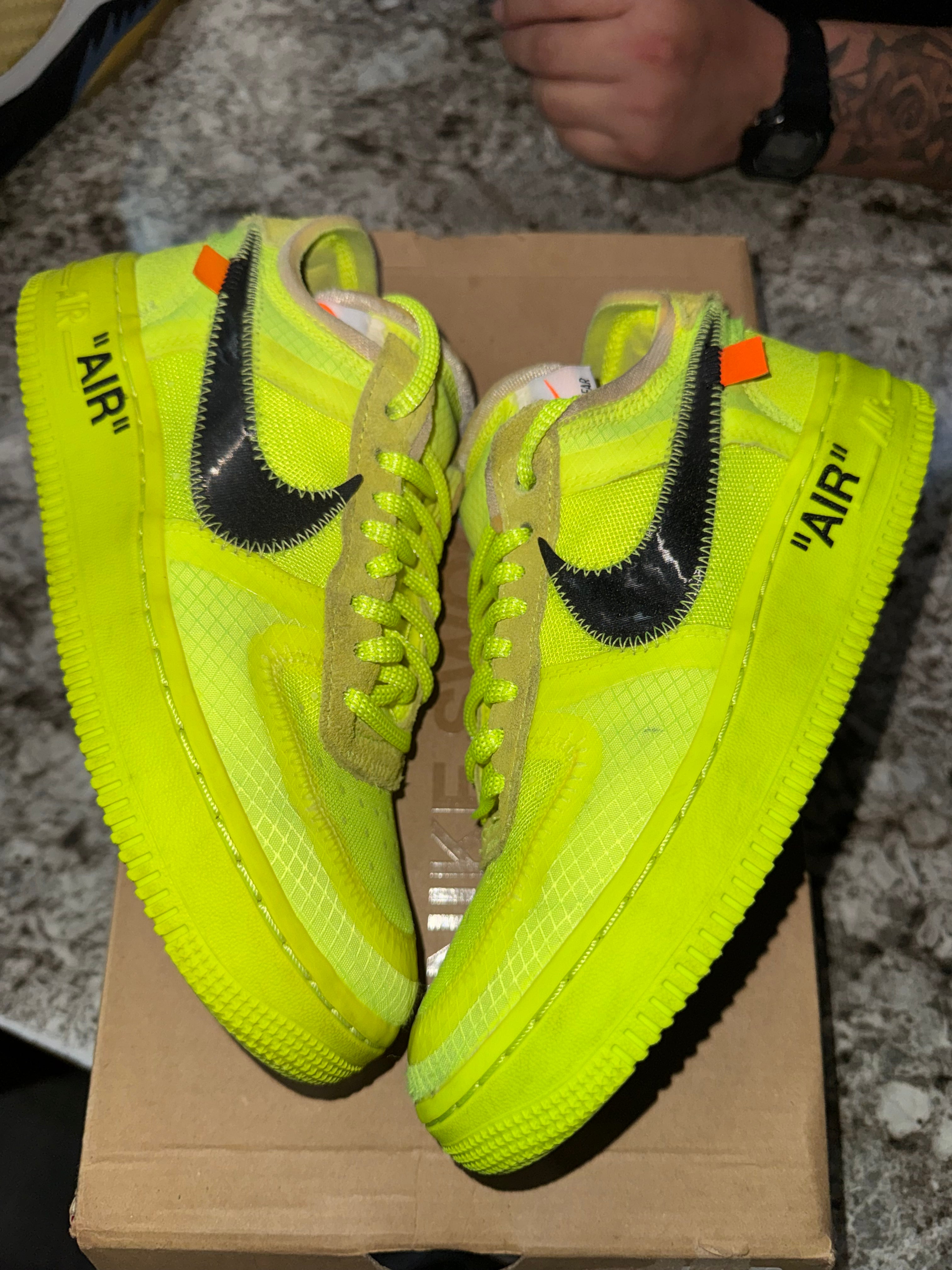 Nike Air Force 1 Low Off-White Volt – Coolkicks