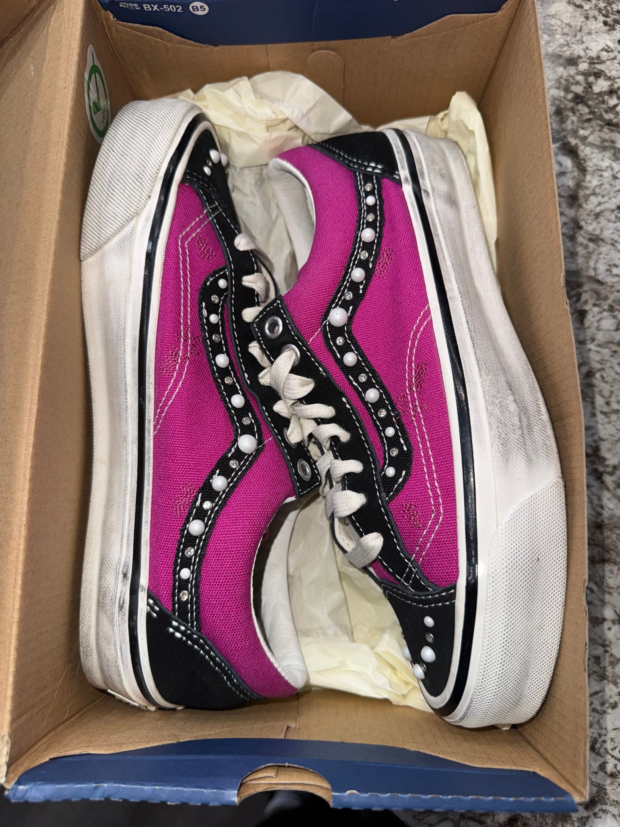 Vans OTW Old Skool 36 Pearlized Pack Pink Black