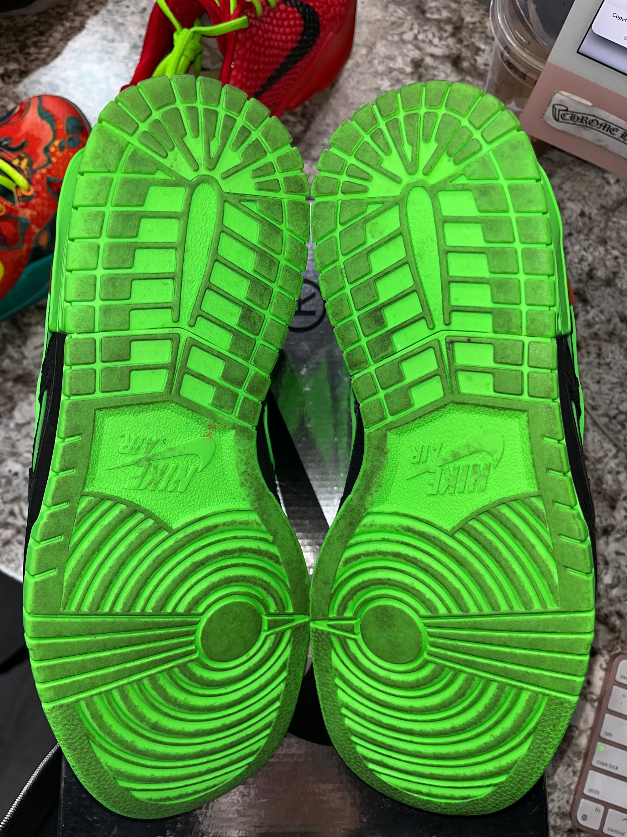 Nike Air Rubber Dunk Off-White Green Strike