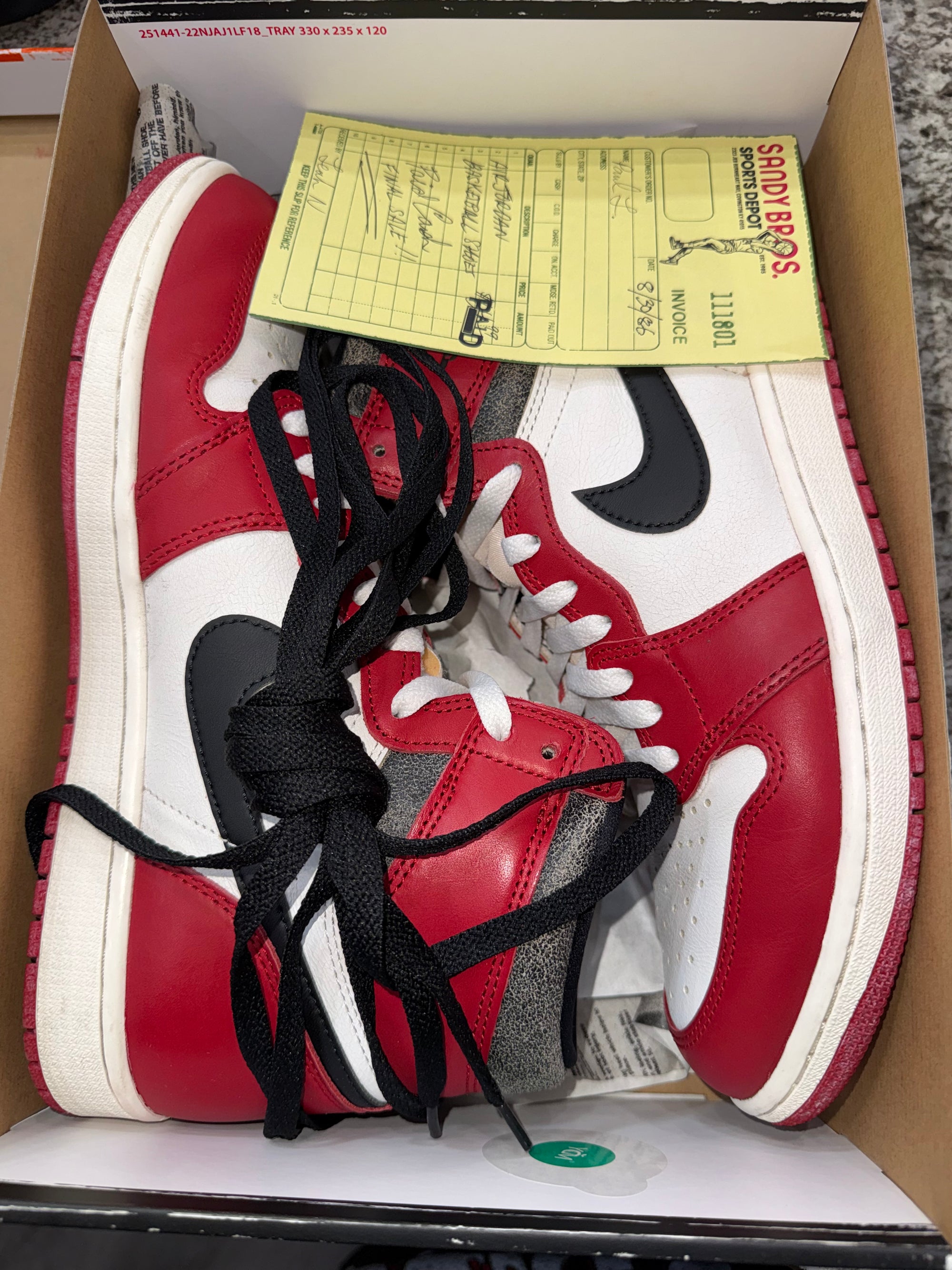 Jordan 1 Retro High OG Chicago Lost and Found