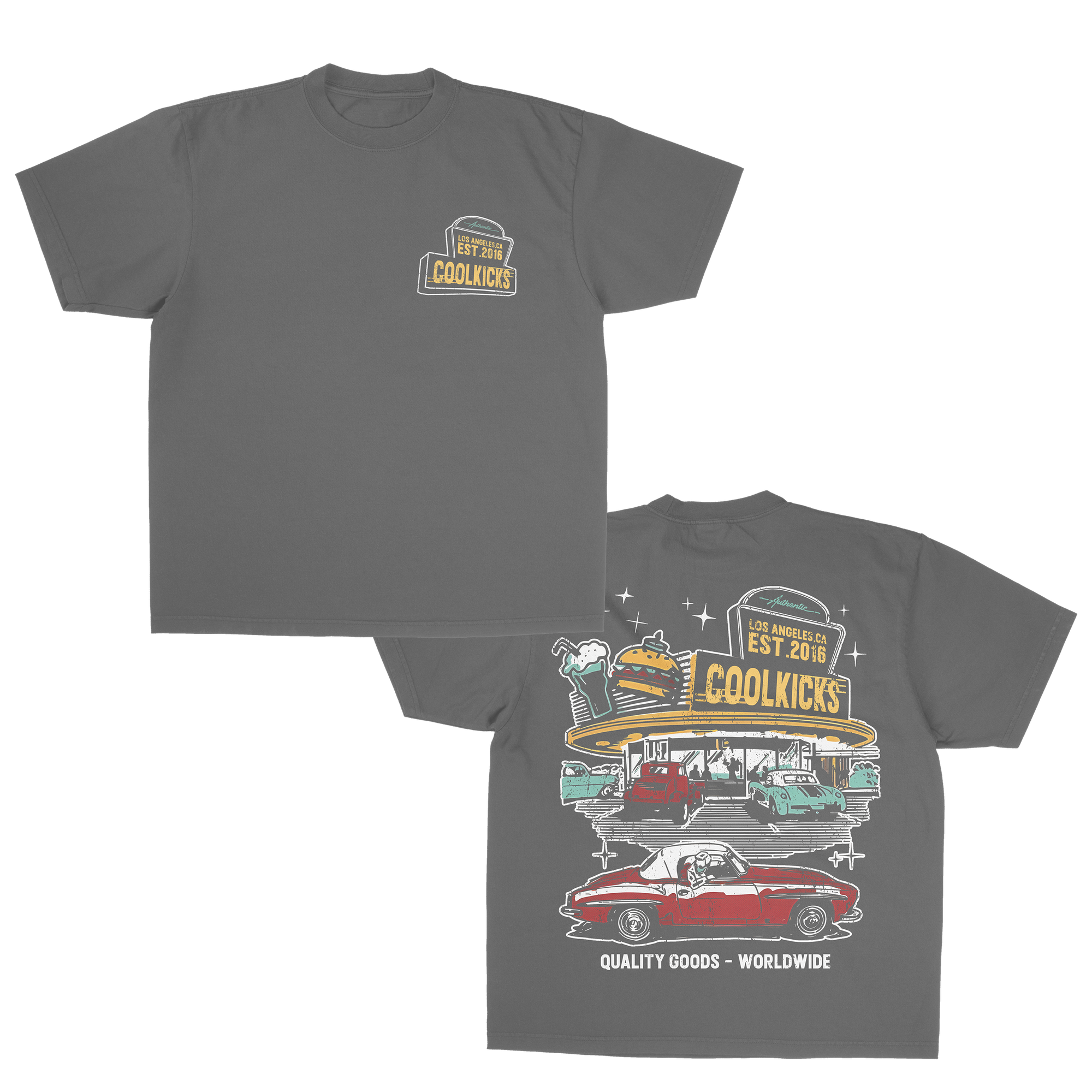 Coolkicks QUALITY GOODS LA Shirt - Vintage Grey