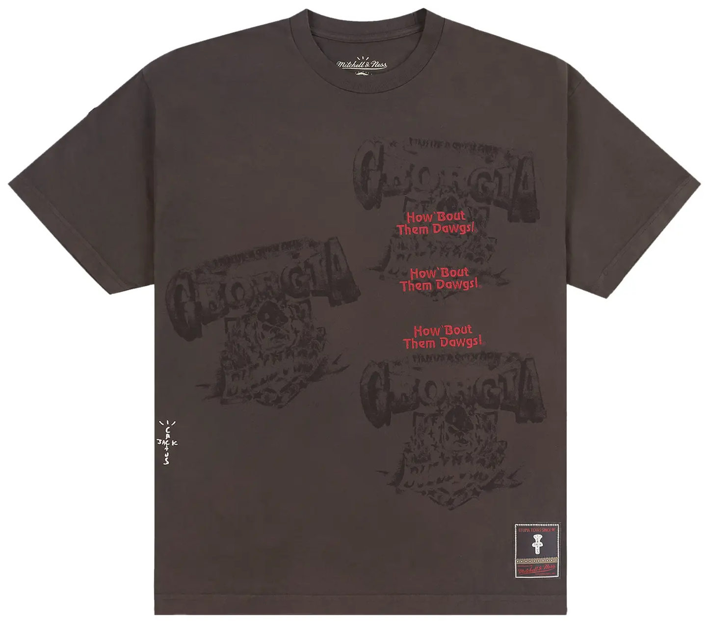 Travis Scott "Uni of Georgia Seal Brown" T-Shirt