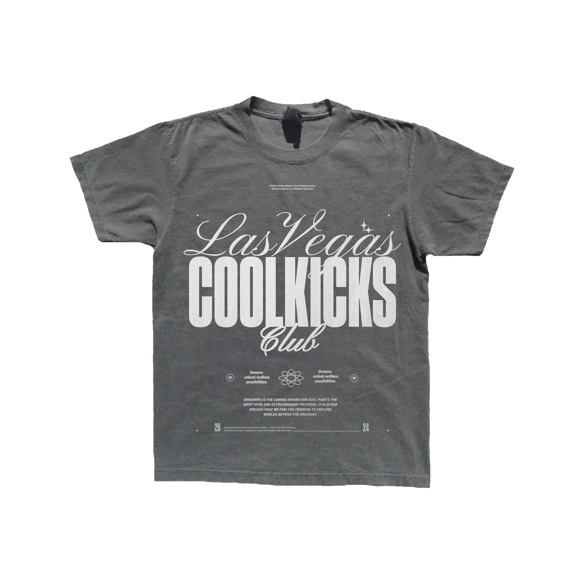 Coolkicks LAS VEGAS CLUB Shirt - Vintage Grey