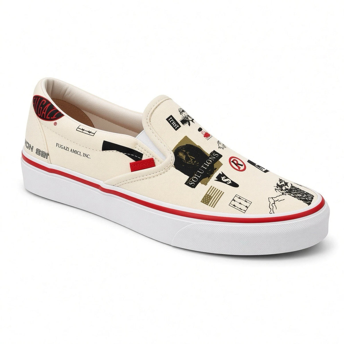 Vans LX Classic Slip-On 98 Fugazi Consumer Model White