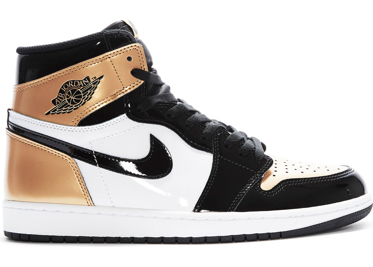 Jordan 1 Retro High NRG Patent Gold Toe