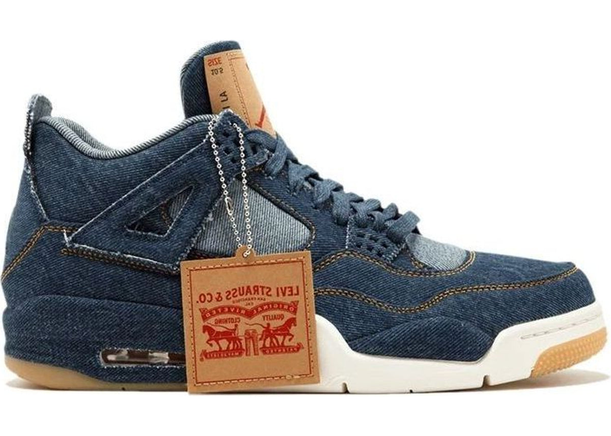 Jordan 4 Retro Levi's Denim (Tag with Levi's Logo)